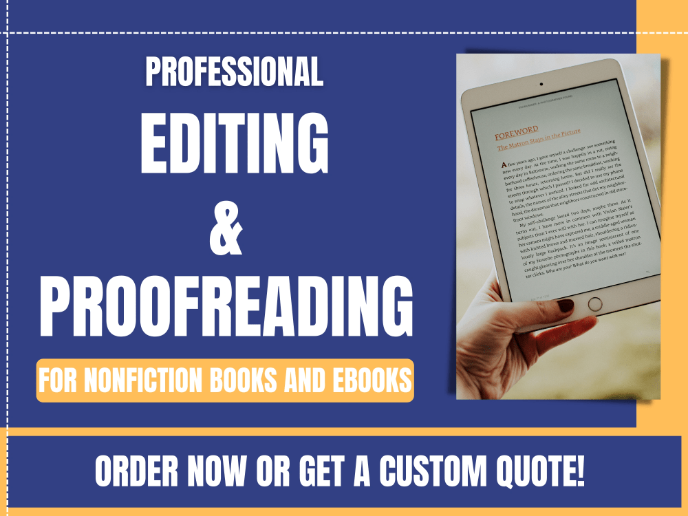 Professional Proofreading And Editing Of Your Non Fiction Book Upwork