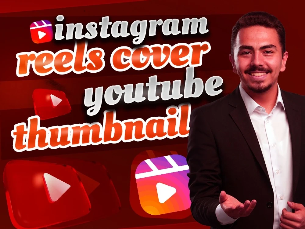 Instagram reels cover image or youtube thumbnail design | Upwork