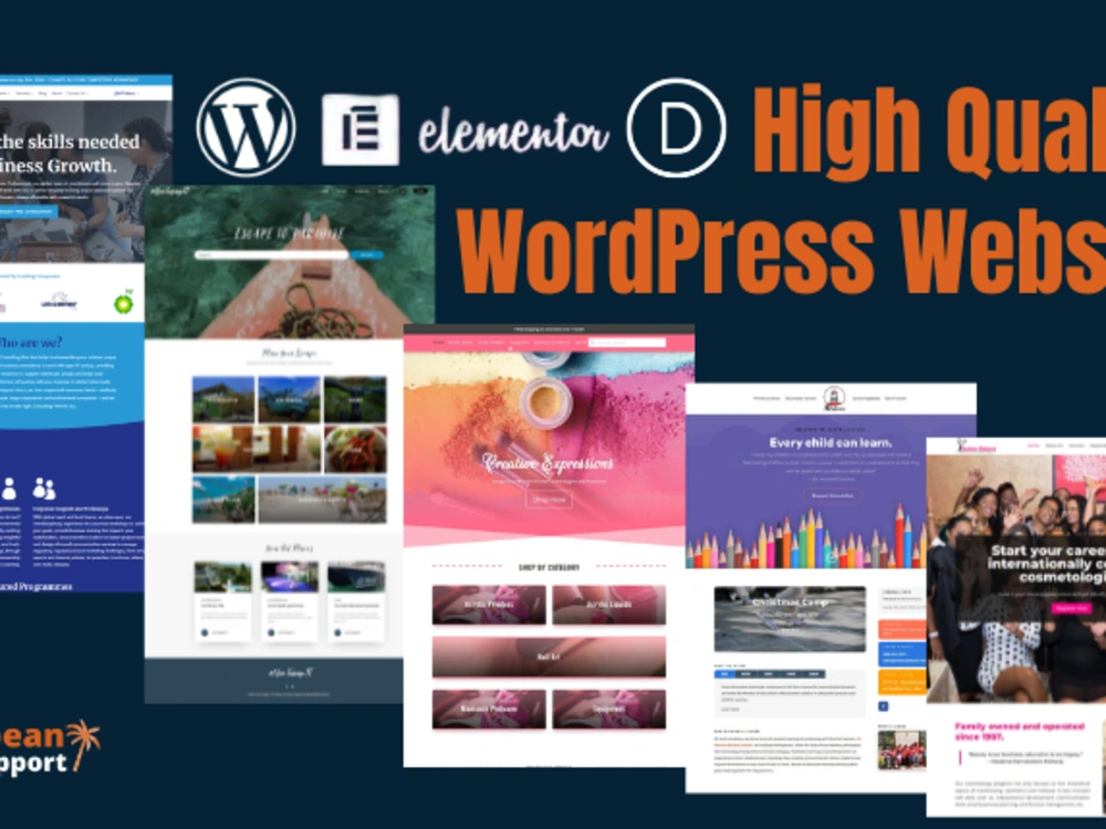 A clean and responsive WordPress website for your business | Upwork