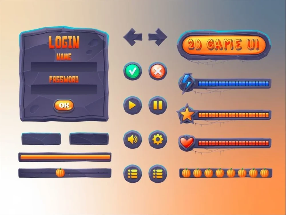 Professional 2D Game UI and Game Assets | Upwork