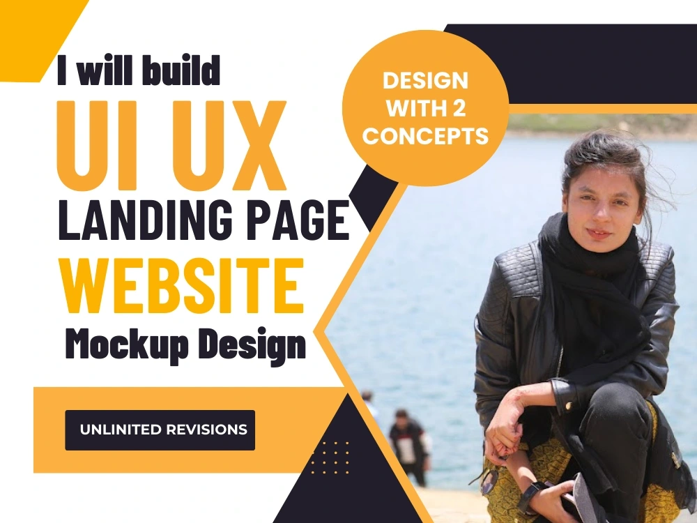 Homepage landing page UI UX website mockup design | Upwork