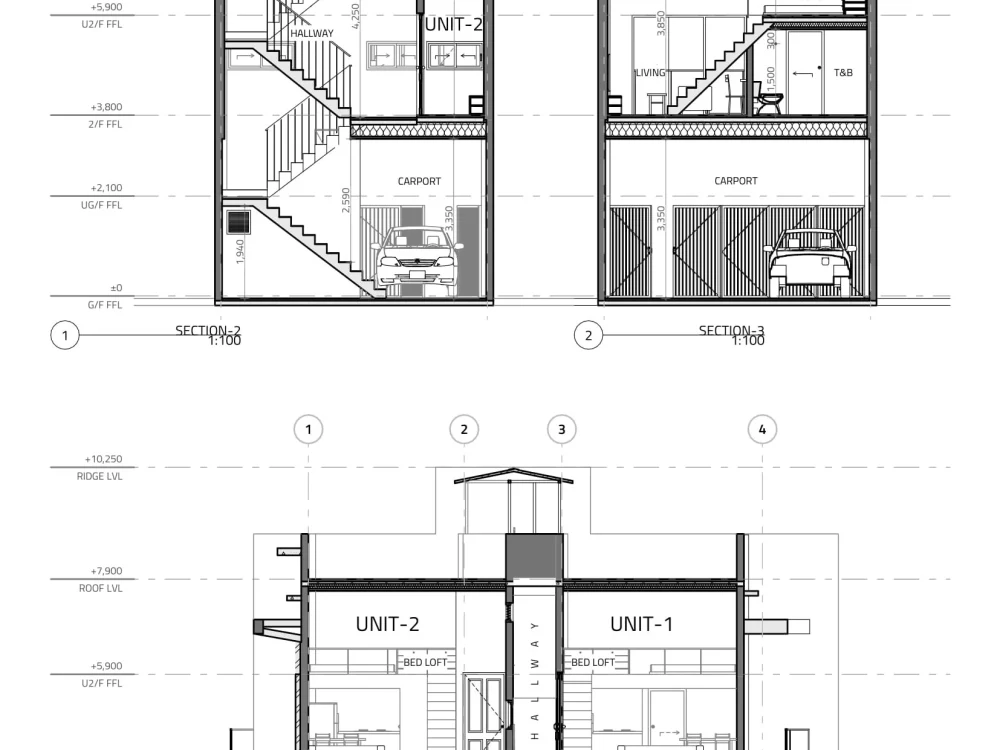 A full set of architectural drawings. Upwork