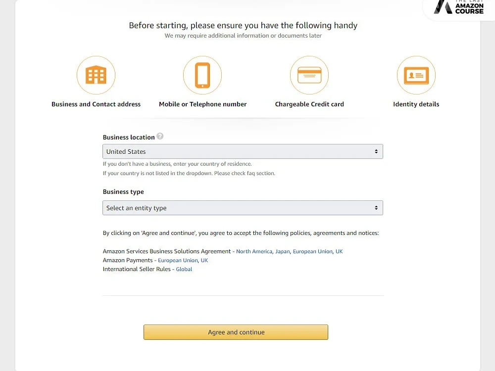 An Amazon seller account in UK & USA, Individual / Professional Upwork