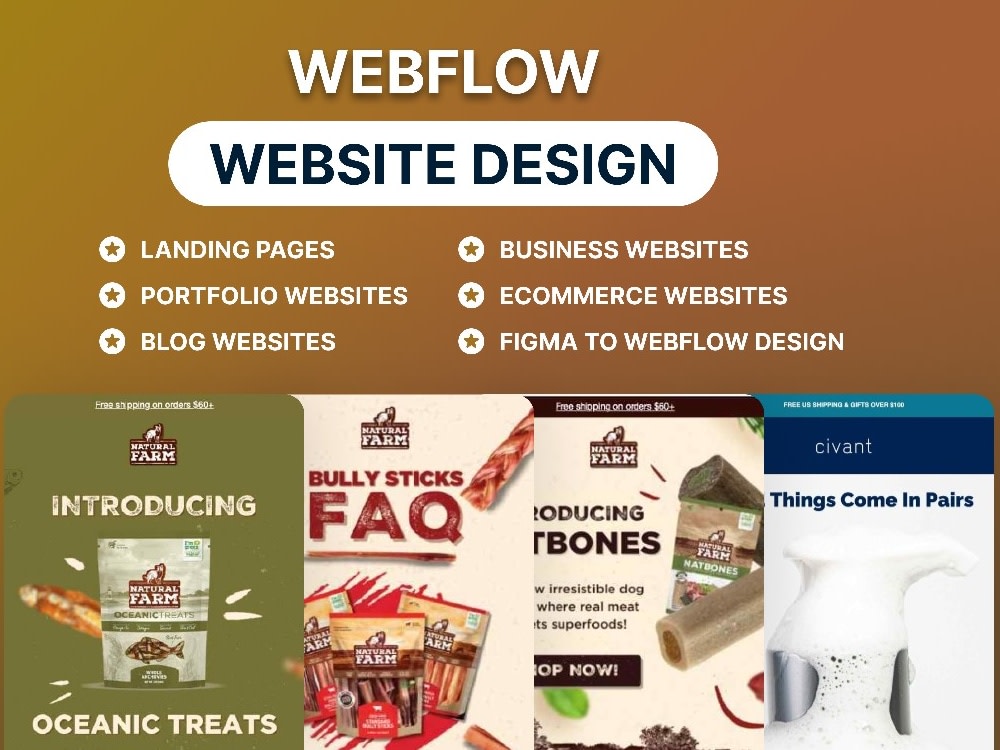 Sleek and Modern Webflow Website Design & Development | Upwork