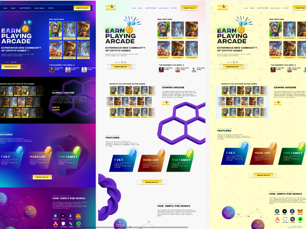 An attractive and modern landing page design in figma | Upwork