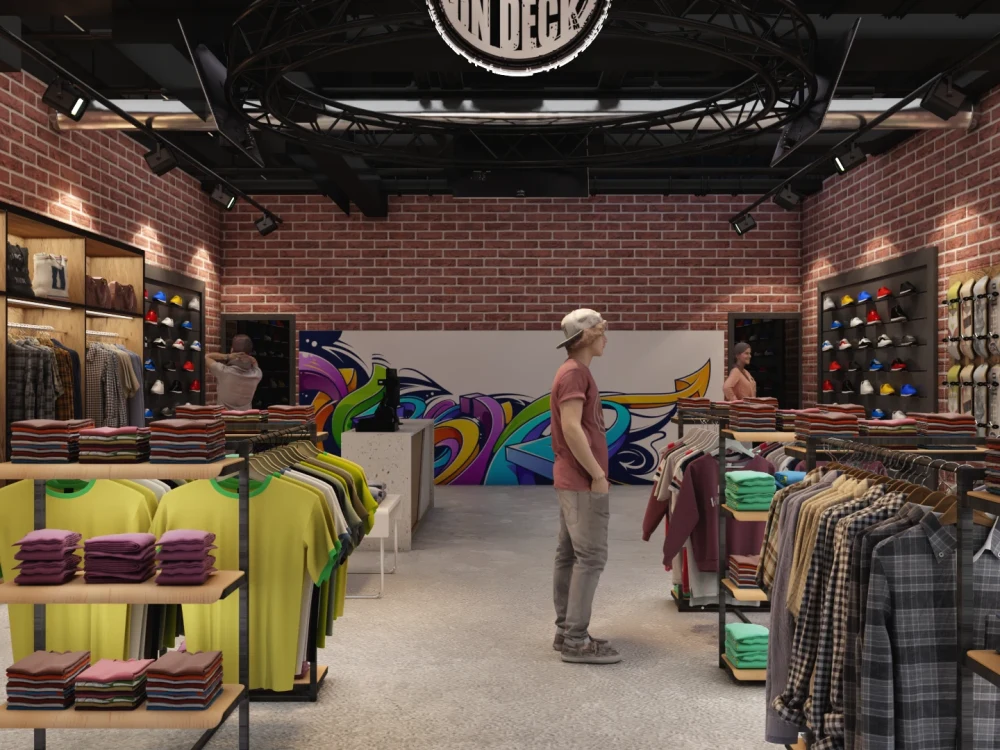 Realistic design and render of your 3D Retail Shop, Stores Interior ...