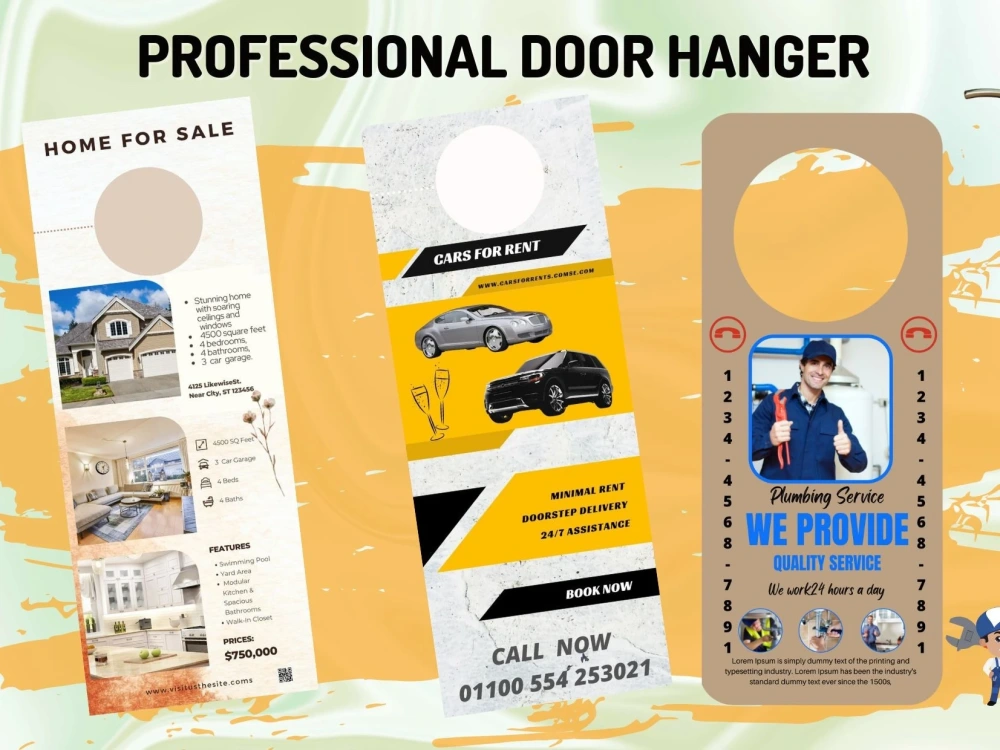 A professionally designed Door Hangers | Upwork