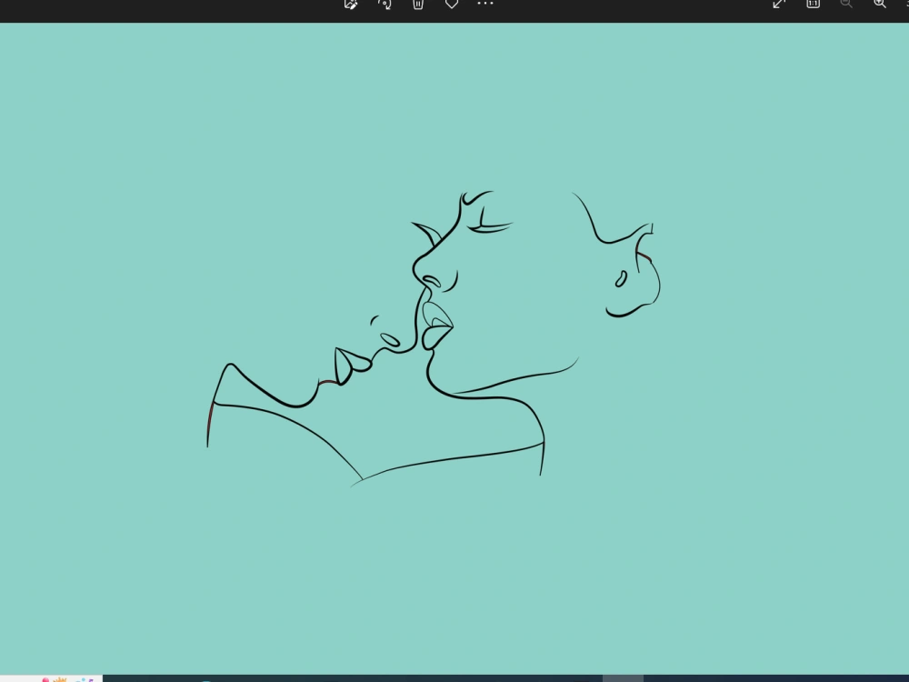 A custom clean one line art illustration | Upwork