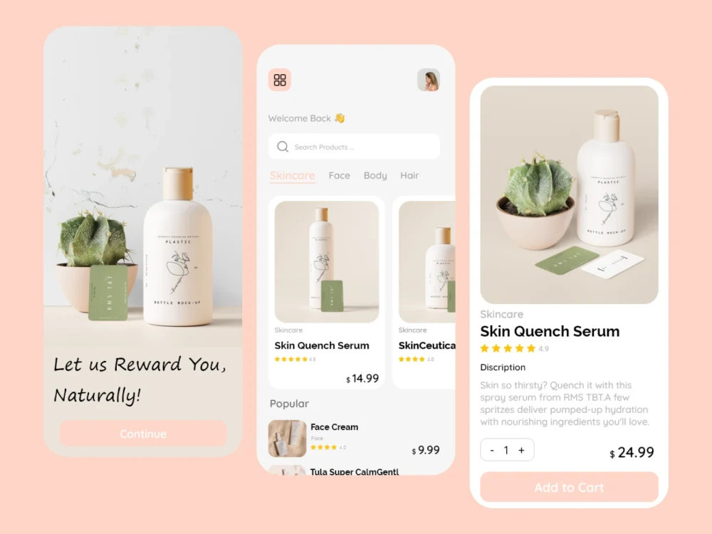 A modern and minimalist ui ux design for mobile app and website | Upwork
