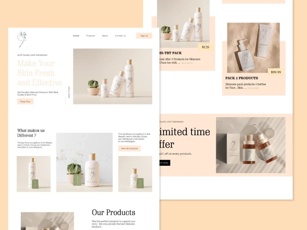 A modern and minimalist ui ux design for mobile app and website | Upwork