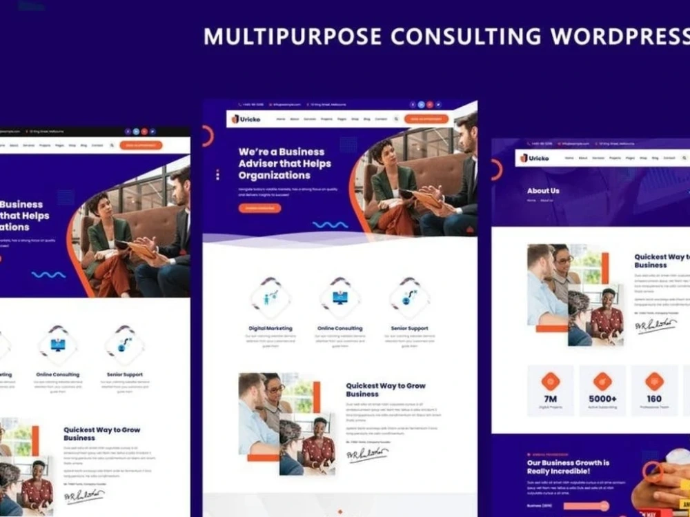 Fully responsive wordpress website in your demand | Upwork