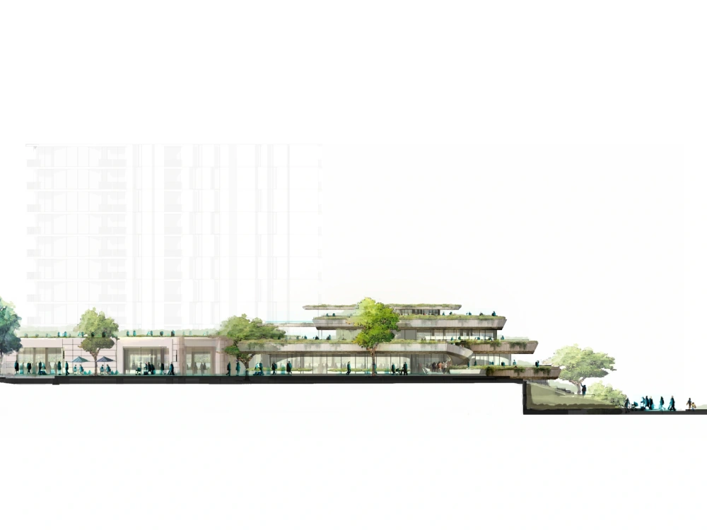 Freehand or rendering architectural, masterplan and interior ...