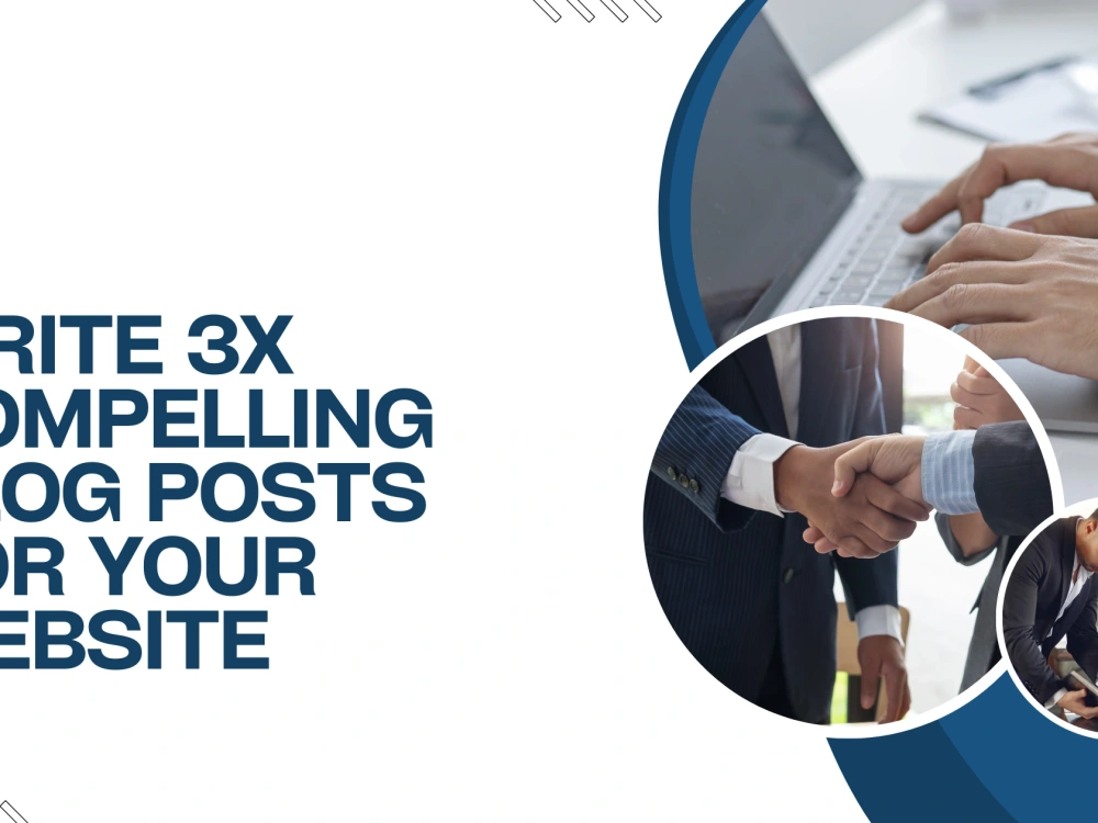 3 x optimised, original blog posts written for you | Upwork