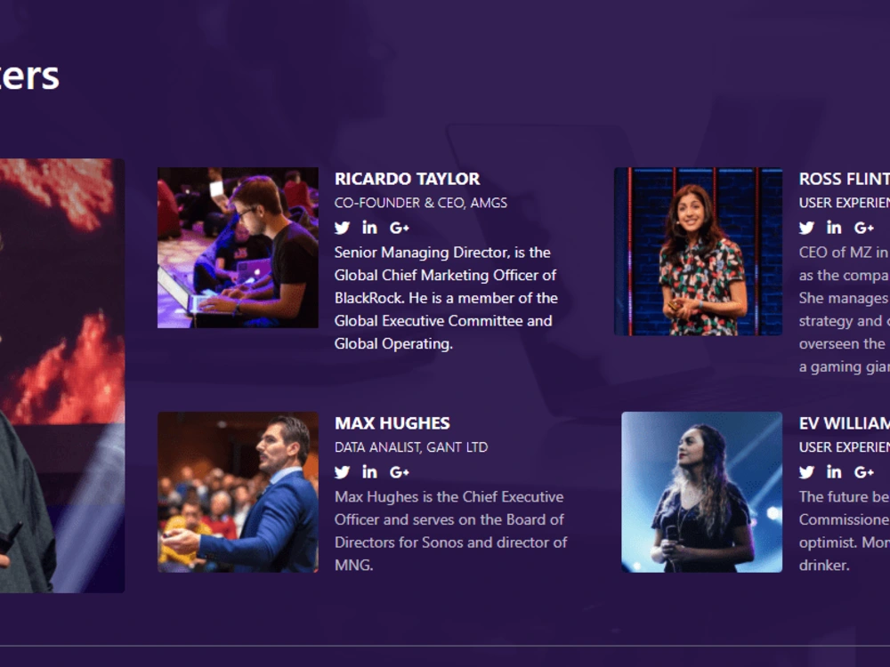 An amazing front end with react js and js animations | Upwork