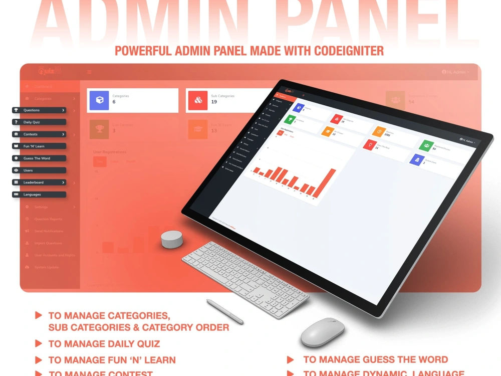 Quiz Mobile App Quiz Game (Android & iOS) + Admin Panel Upwork