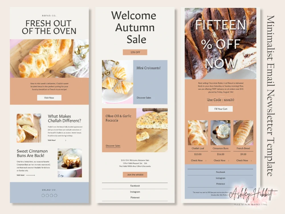 A custom newsletter template that drives business to your store! 🚀 | Upwork