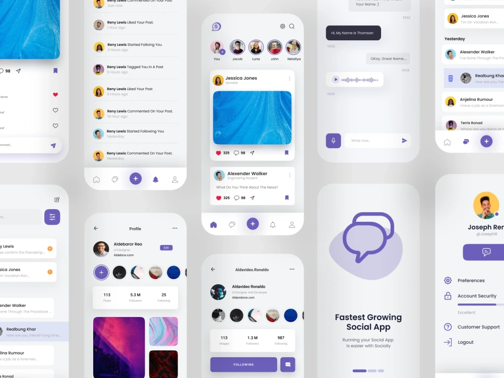 A custom Android Application by using material design and latest ...