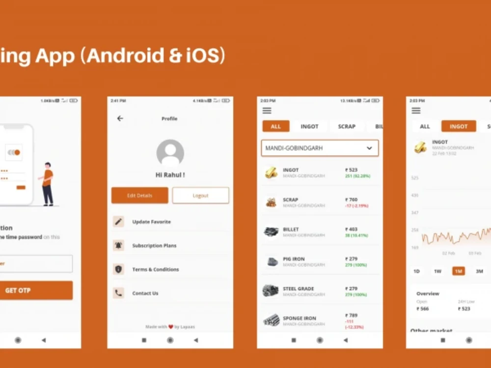 Flutter application for Android with Database integration | Upwork