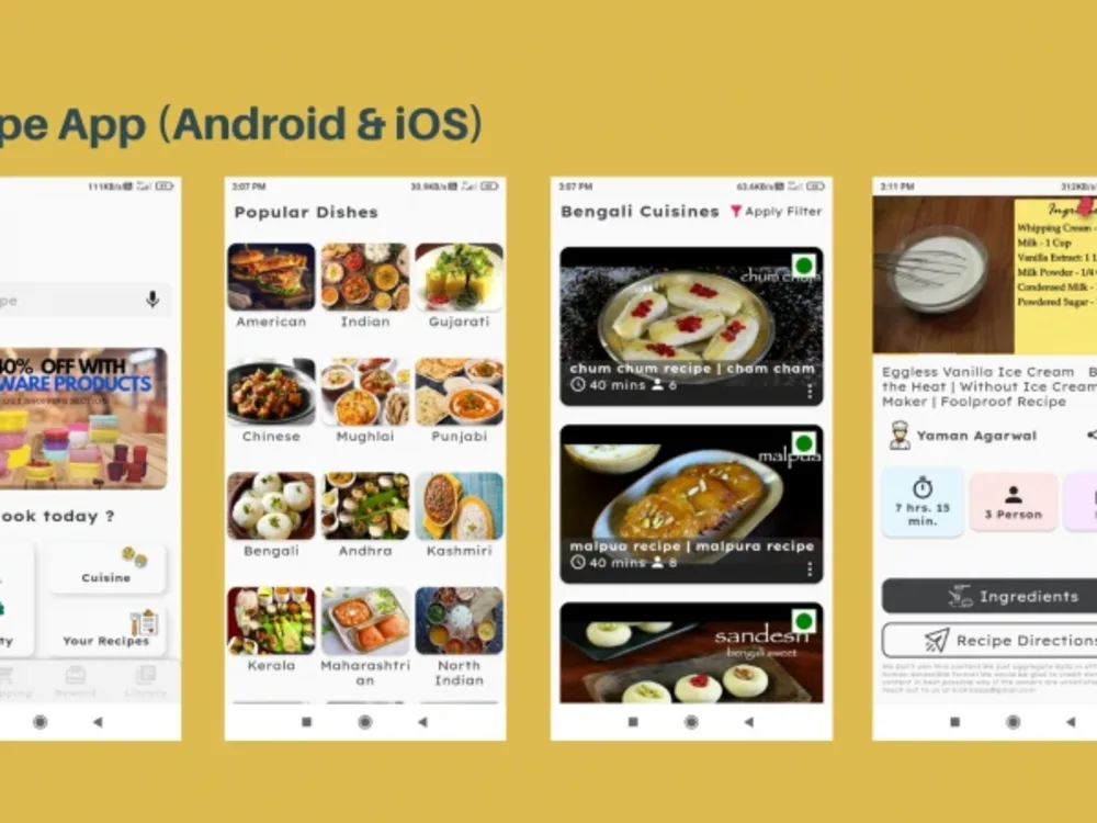Flutter application for Android with Database integration | Upwork