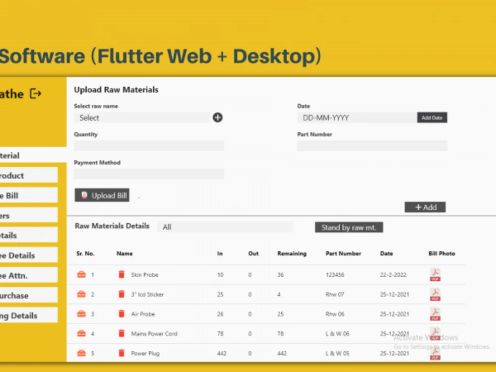 Flutter application for Android with Database integration | Upwork