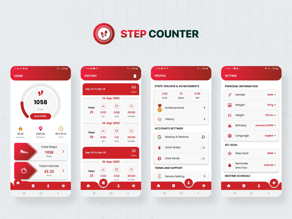Step Tracker Mobile App Development Pedometer App For Android & iOS