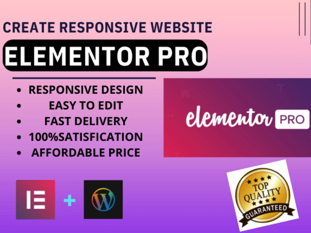 An amazing wordpress website with elementor pro | Upwork
