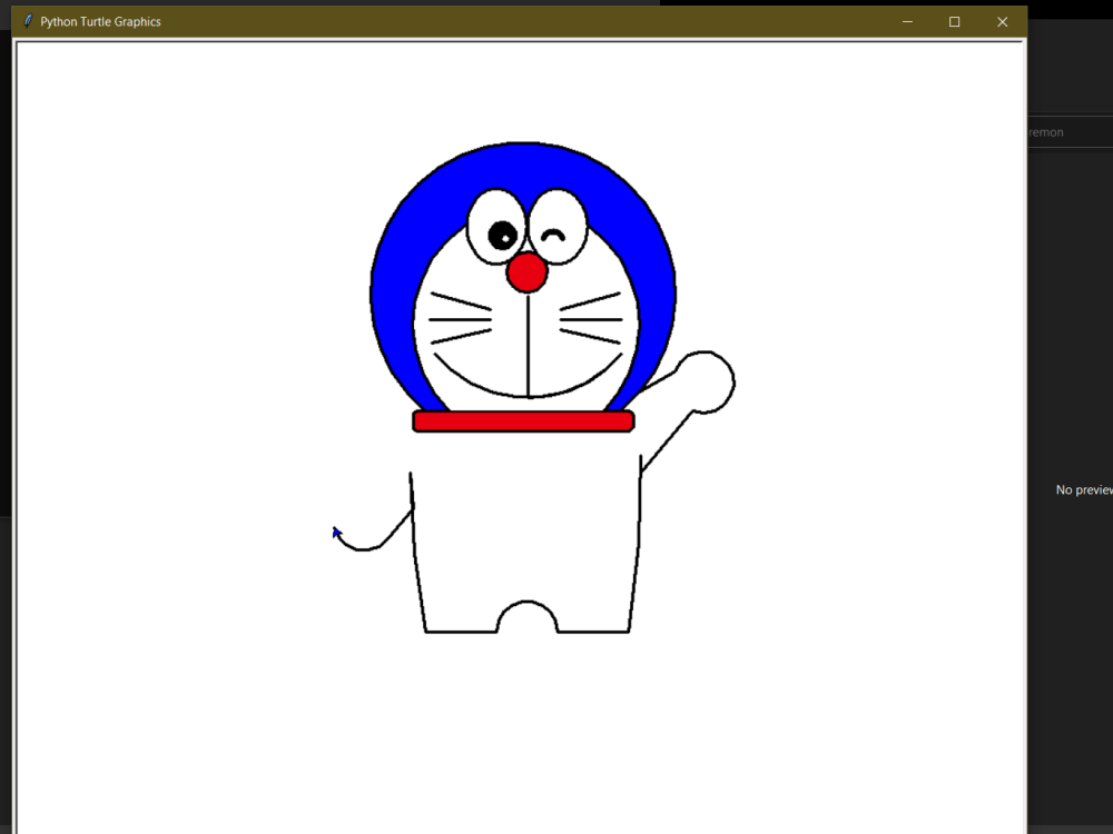 A python script with turtle graphics. | Upwork