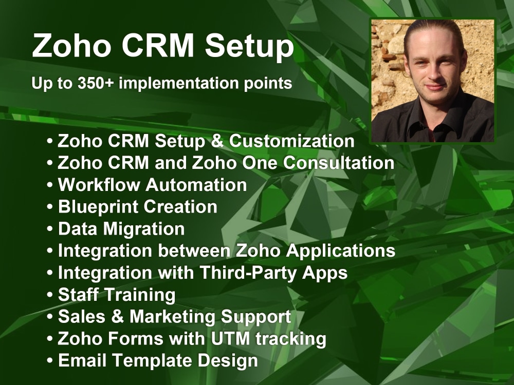 A Zoho CRM Setup and Customization, up to 350+ implementation points ...