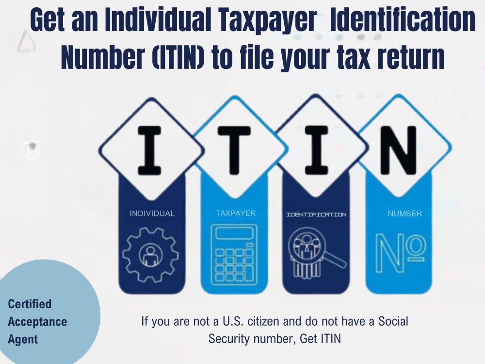 An Individual Taxpayer Identification Number (ITIN) to file your tax