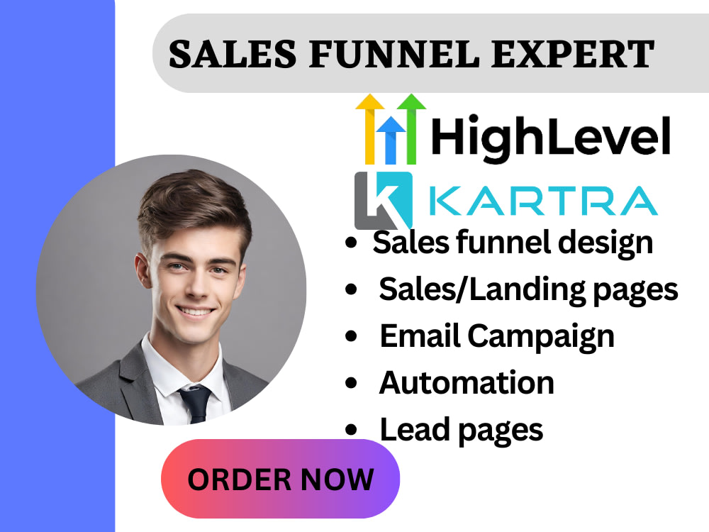 Expert Sales Funnel Build ClickFunnels & GoHighLevel Upwork