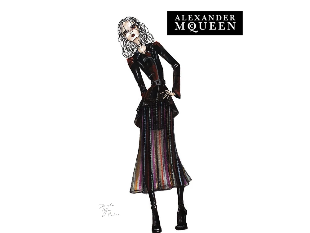An amazing fashion illustration (one-outfit, full collection or ...