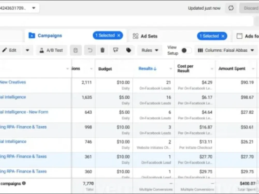 100% high converting Facebook ads campaign for your business | Upwork