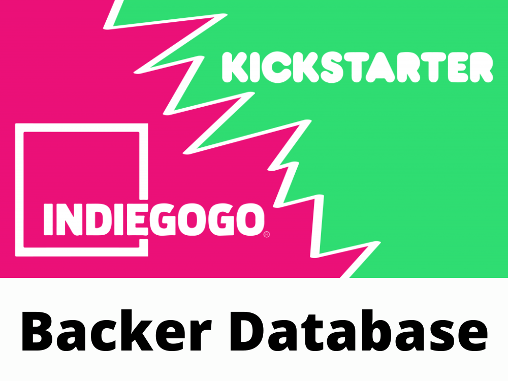 15,000 Kickstarter Super Backers Crowdfunding Email Lead List Upwork