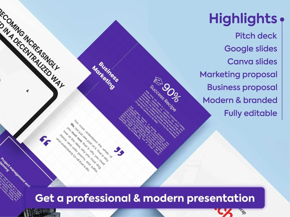 Professional PowerPoint Presentation | PPT design | Pitch Deck Design ...
