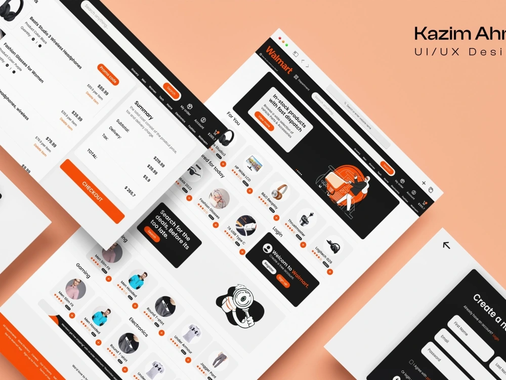 A Stunning UI/UX Design of your Website or App | Upwork