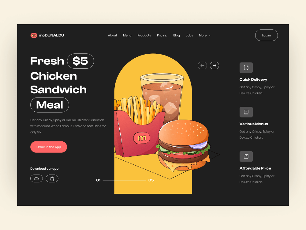 Stunning modern UI UX for landing page, website, and mobile app | Upwork