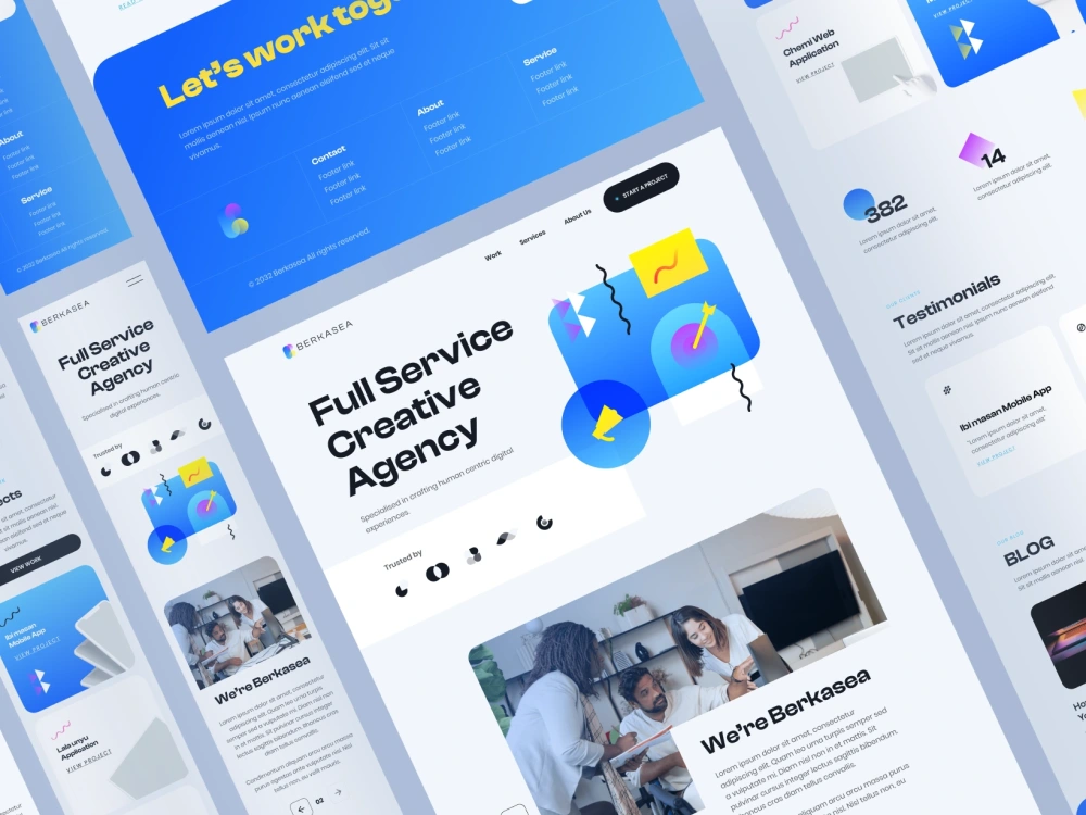 Stunning modern UI UX for landing page, website, and mobile app | Upwork