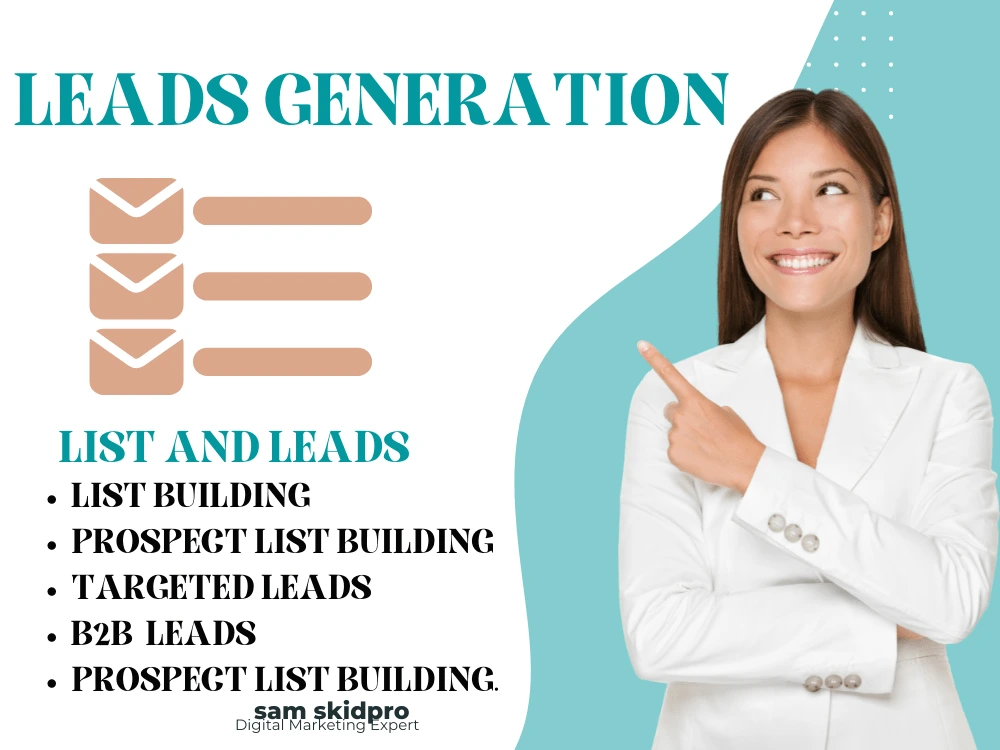 GET targeted b2b leads generation, email list building, LinkedIn leads ...