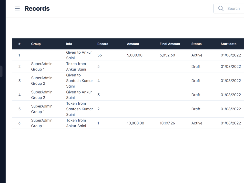 A Finance application with angular 14, fuse and node js backend Upwork