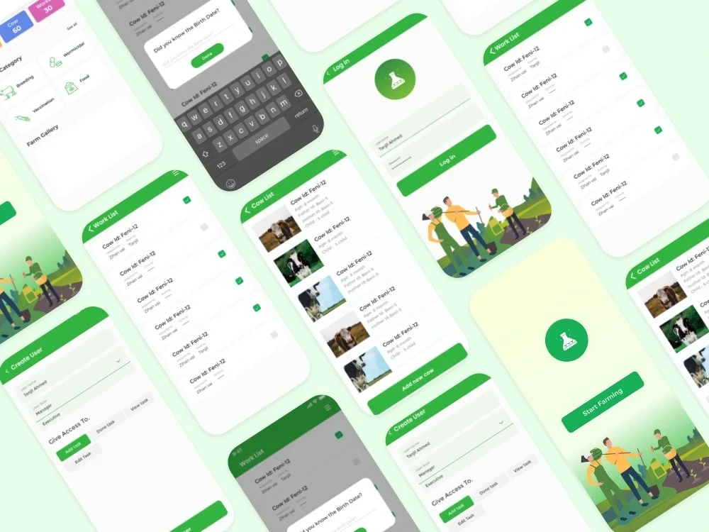Mobile app design mockups or interactive mobile UI UX design in figma ...