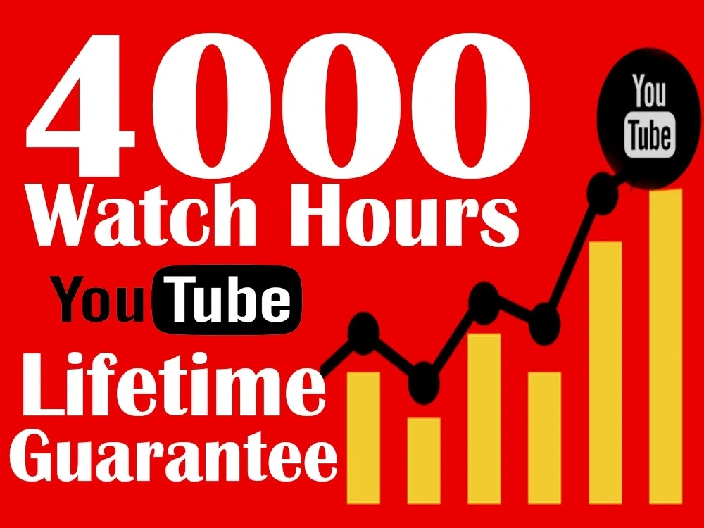 4000 YouTube WatchHours to enable Upwork