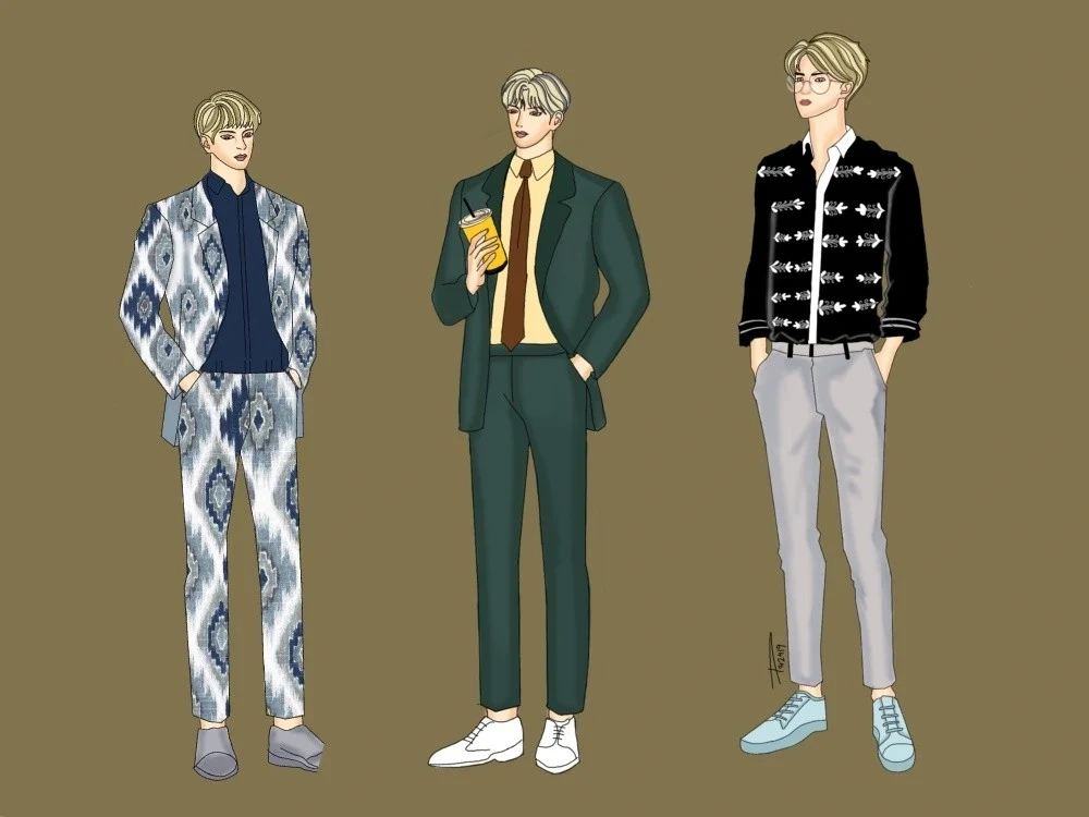 Digital, customized fashion illustration | Upwork