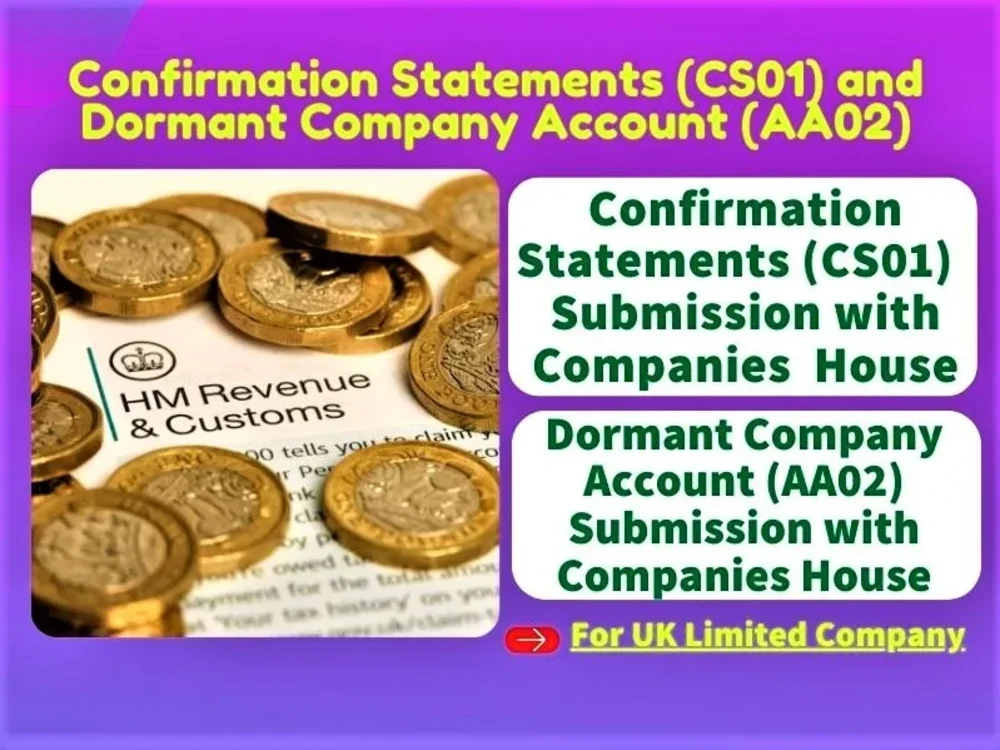 Confirmation Statement & Dormant Account submitted to Companies House ...