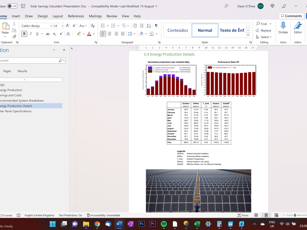 Professional Solar + Battery Payback Calculator for your business in