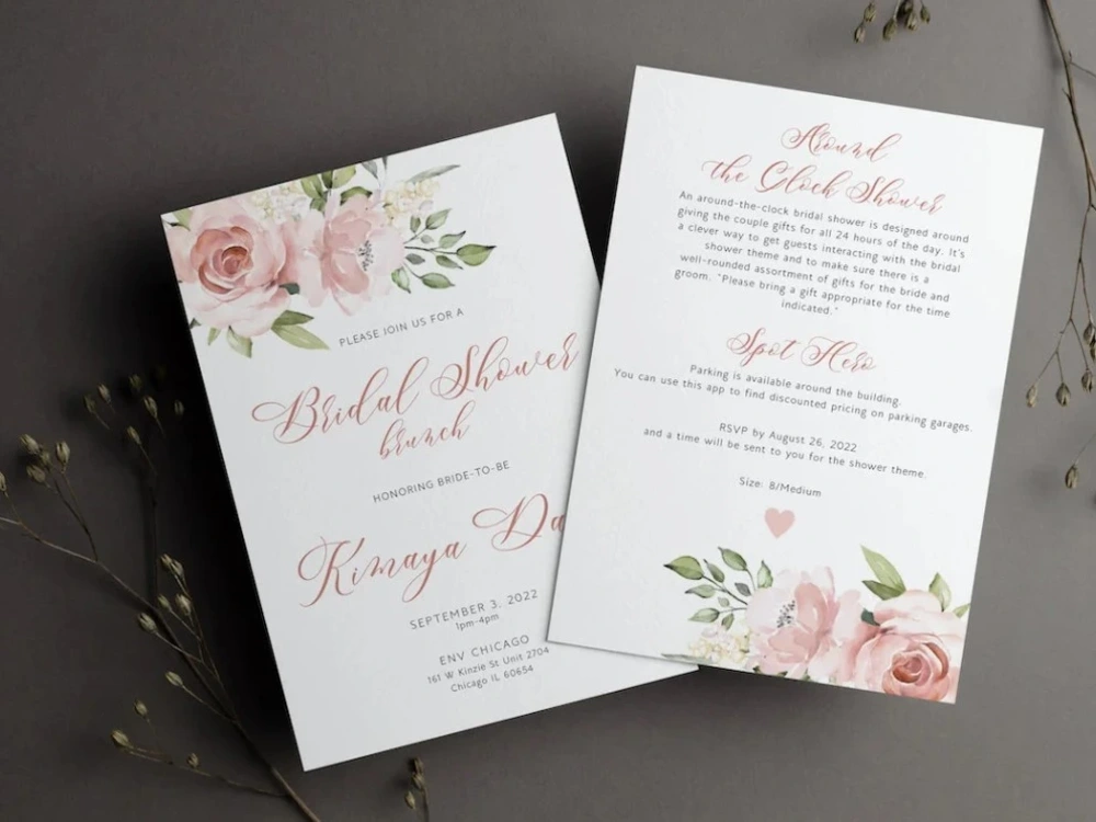 Wedding invitation, baby shower, party card, birthday card , greeting ...