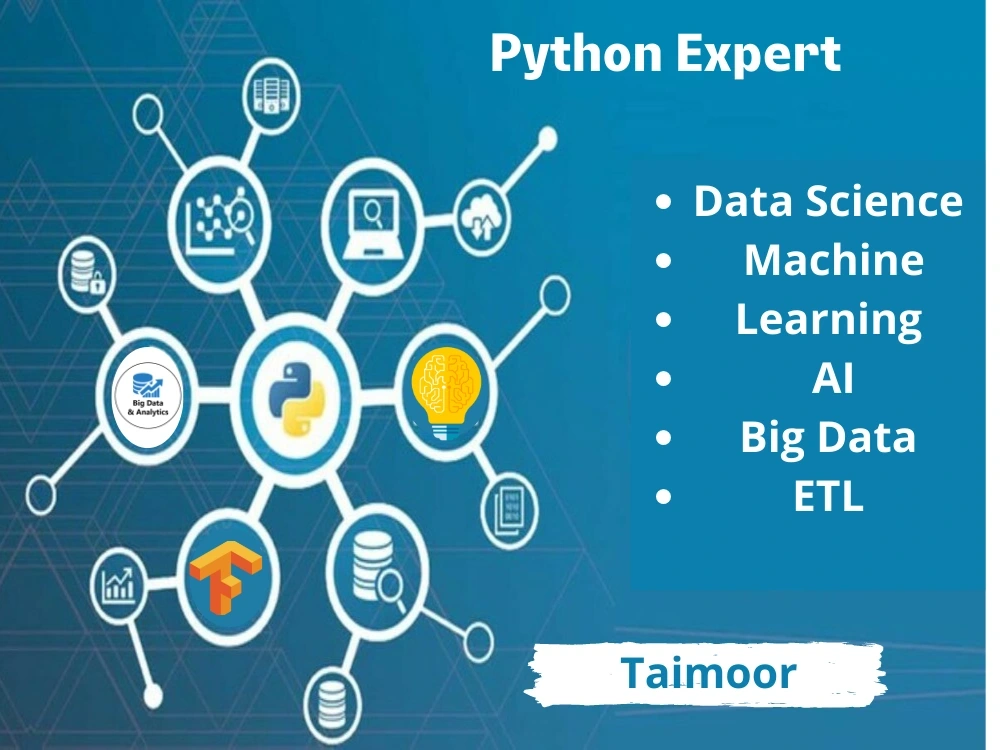 Data Science, Machine Learning, AI, Big Data, ETL, using Python. | Upwork