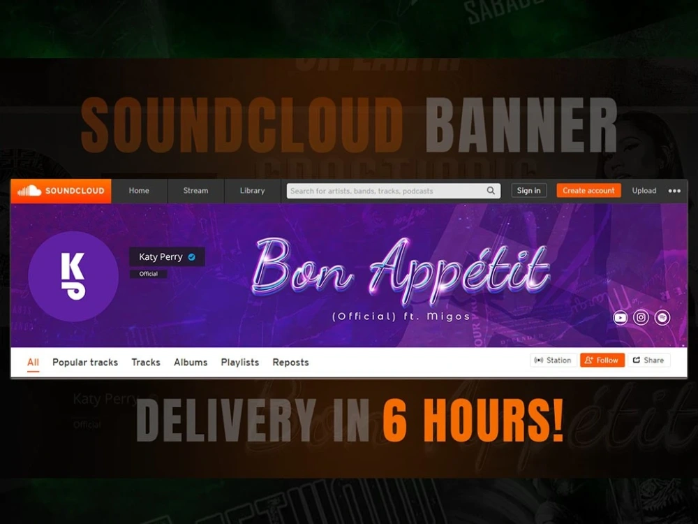 A custom soundcloud banner with a free pro picture. Upwork A custom soundcloud banner with a free pro picture. Upwork