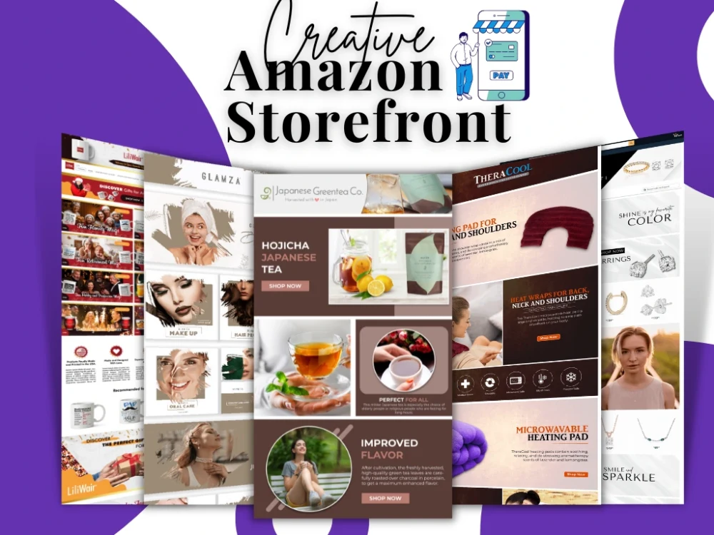 Amazon Storefront design for your Amazon Brand Store | Upwork