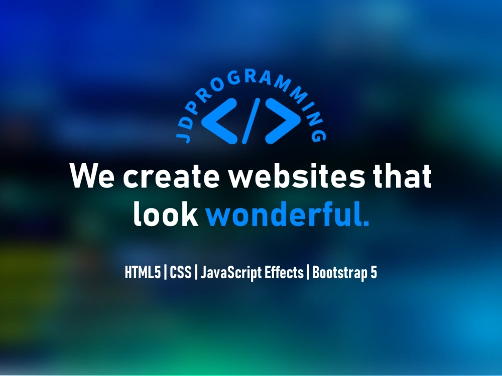 A fantastic website.(HTML,CSS,Bootstrap,JS, Adobe xd, Figma) | Upwork
