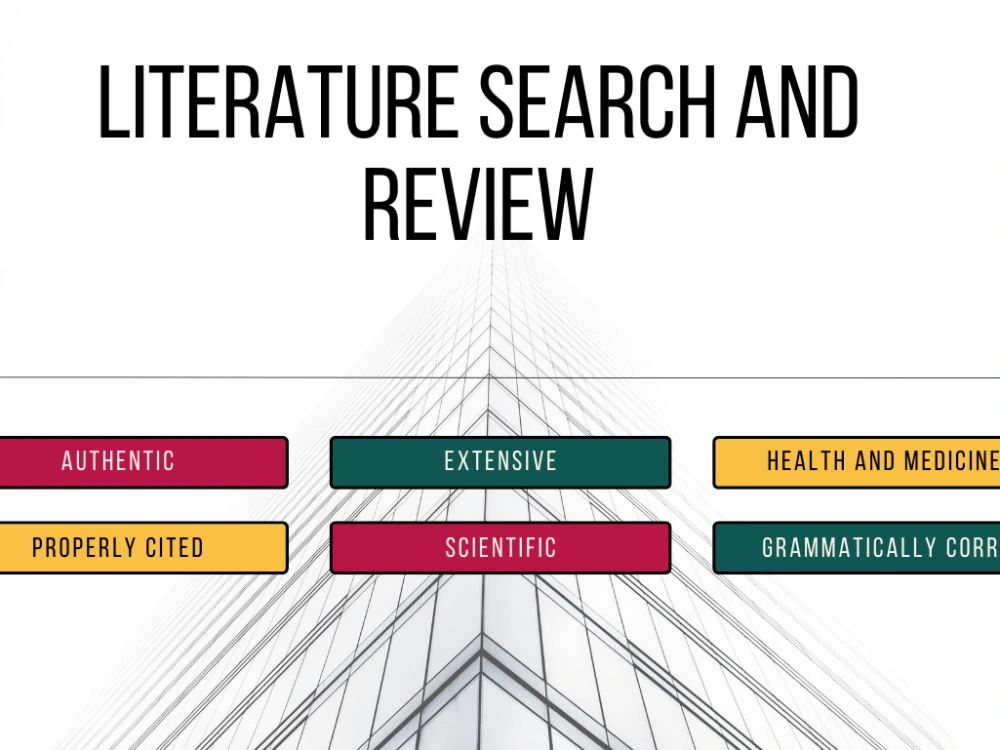 Authentic literature review for your research | Upwork